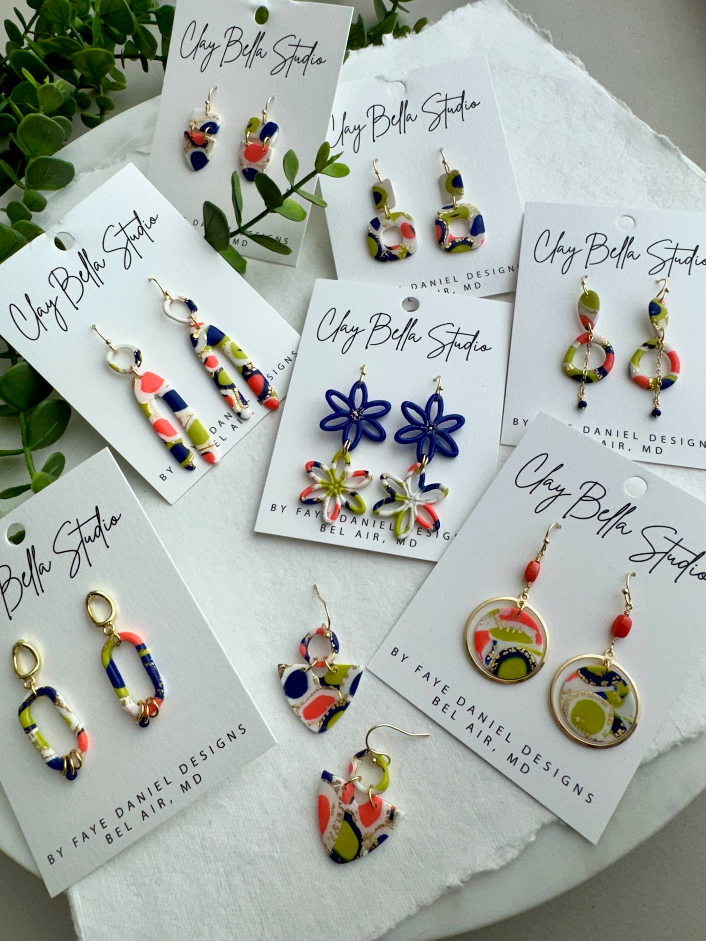 Polymer clay earring workshop at Slate Farm Brewery